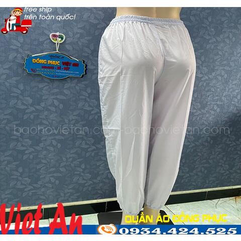 QUẦN THỦY SẢN VẢI KAKI MÀU TRẮNG